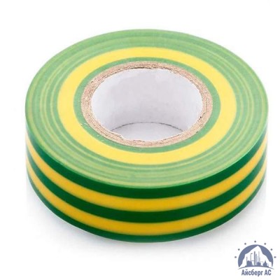 Лента изоляционная ПВХ (Авалон) 15 мм жёлто-зелёная купить в Хабаровске
