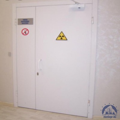 Рентгенозащитная алюминиевая дверь 1070х2080-1 мм купить в Хабаровске