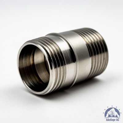 Ниппель переходной нержавеющий DN 32х15 1 1/4"-1/2" 42,4х21,3 мм AISI 316 двойной НР-НР купить в Хабаровске